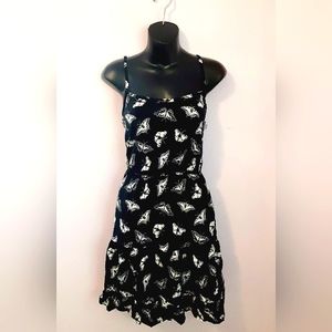 Hot Topic Moth Spaghetti Strap Dress